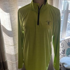 Lime green workout shirt